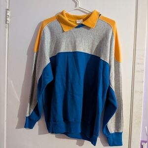 Vintage Champion's Choice Crewneck Turtleneck LARGE Sportswear Athleisure 90s